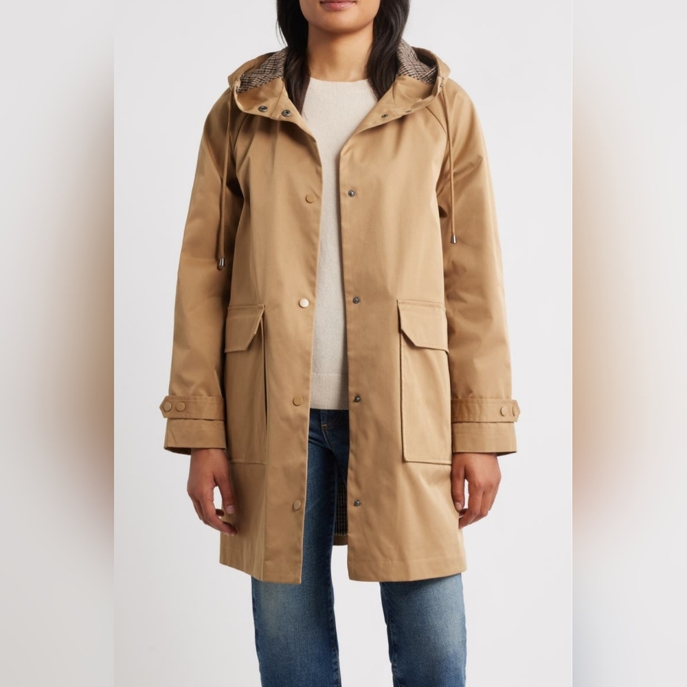 Bernardo Water Resistant Hooded Rain Jacket Size XS